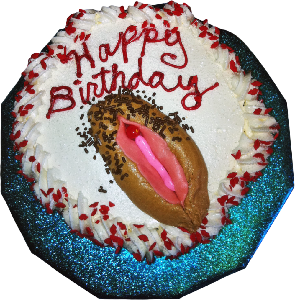 Vagina-cake - Vagina Cake Happy Birthday (1000x1017), Png Download