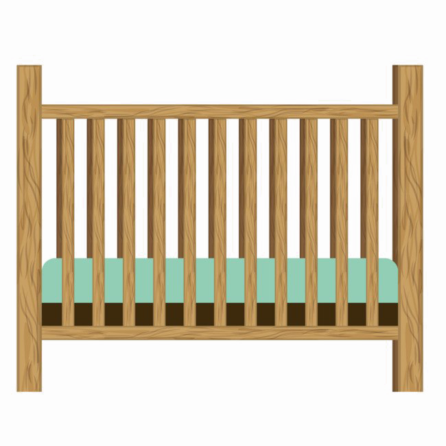 Crib Png File - Crib Png (650x651), Png Download
