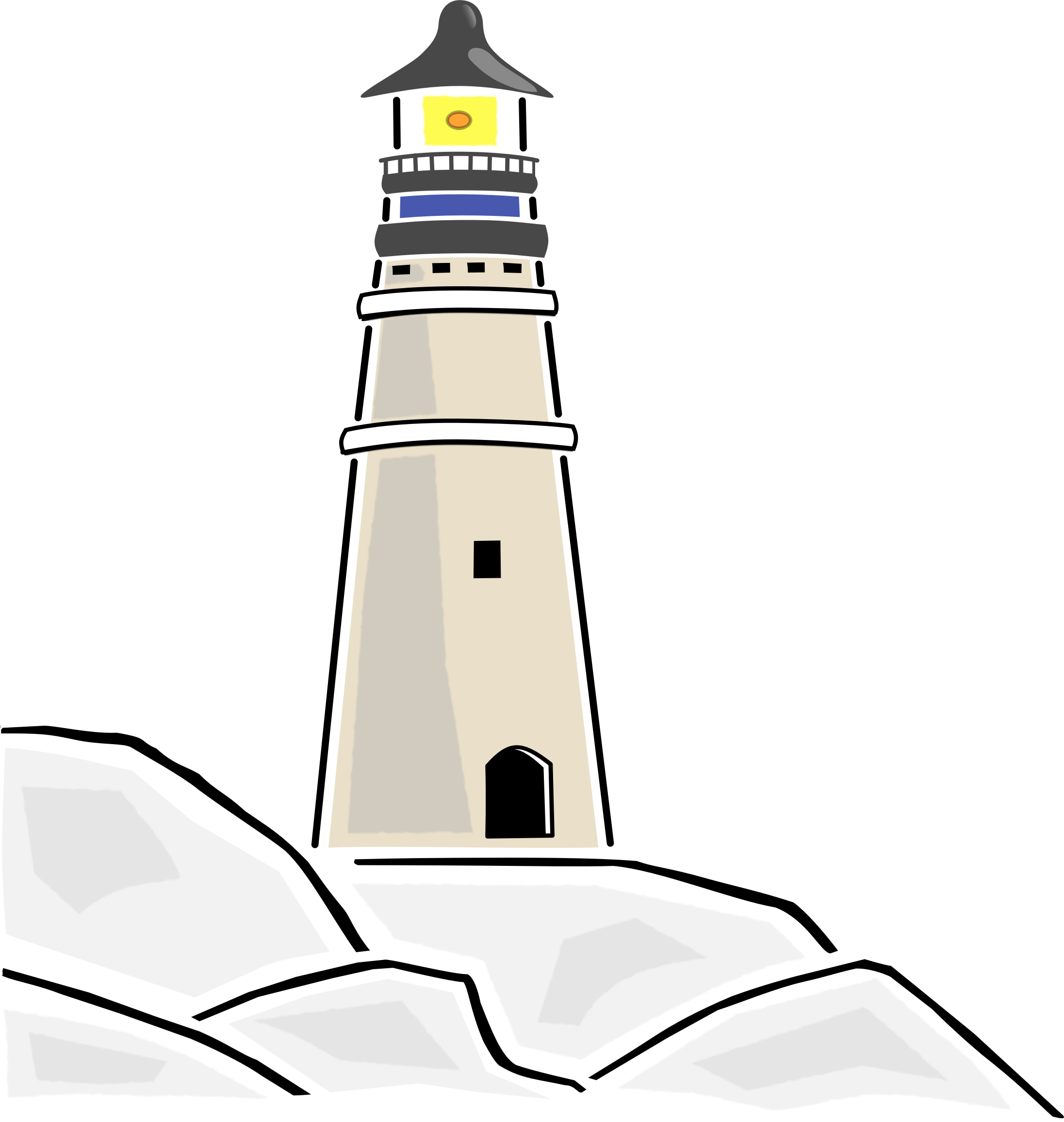 Lighthouse Clip Art Vector Lighthouse Graphics Image - Lighthouse Clipart Transparent Background (2193x2313), Png Download