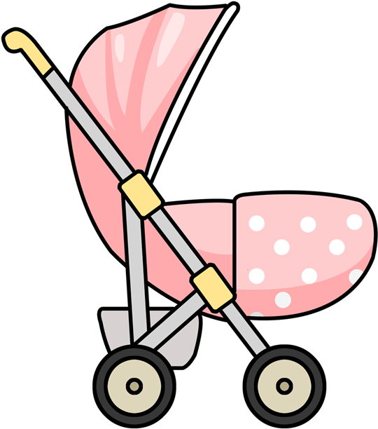 Download Free To Use Public Domain Stroller Clip Art Baby Crib