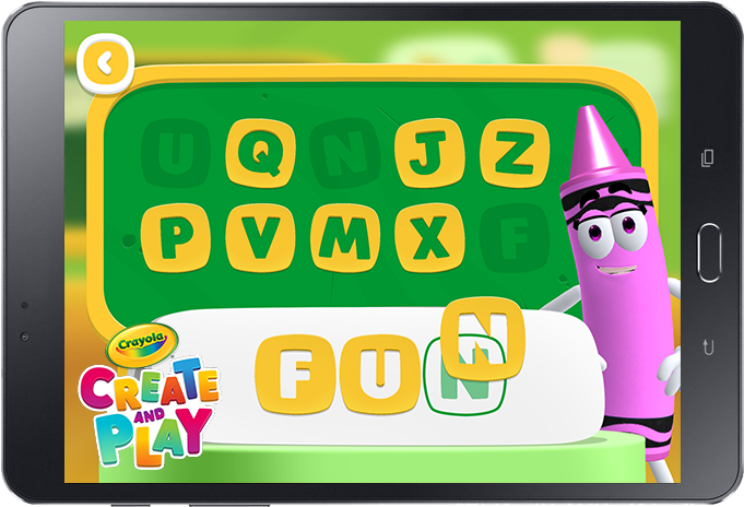 Crayola's New Create & Play App Will Make Kids Think - Cartoon (859x650), Png Download