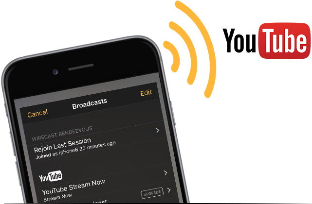 Stream To Youtube Live & Rtmp Servers - Live Streaming Youtube Apk Pro (780x440), Png Download