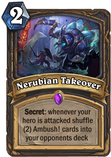 You Hear That Sounds Like Scratching In The Walls - Hearthstone Army Of The Dead (400x543), Png Download