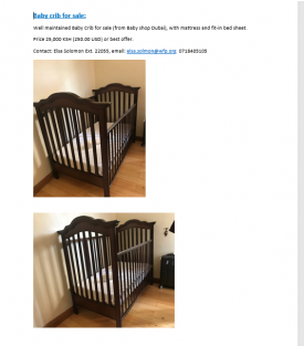 Baby Crib For Sale - Cradle (500x312), Png Download