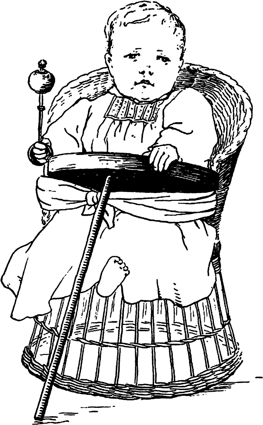 Baby Download Rattle Vintage Illustration - Illustration (1106x1600), Png Download