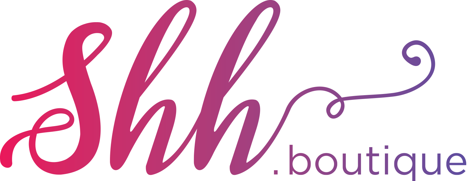 Shh Boutique Logo (1600x620), Png Download
