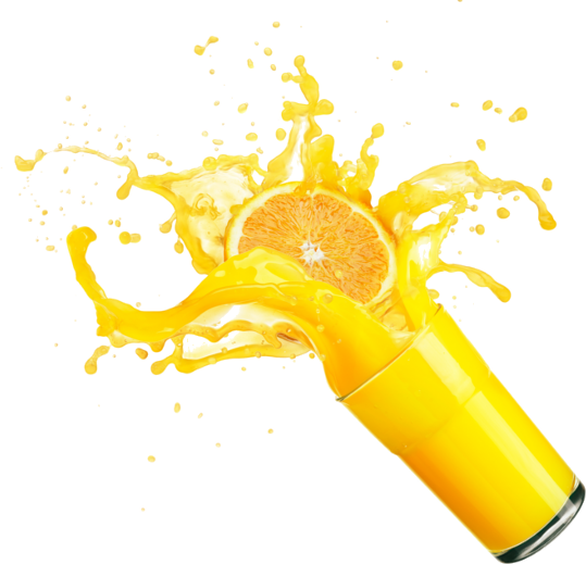Juices Splash (539x519), Png Download