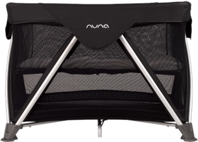 Travel Crib - 2017 Nuna Sena Mini Aire Pack And Play Playard Travel (411x480), Png Download