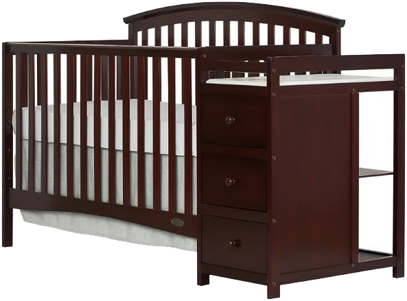 graco convertible crib with changing table