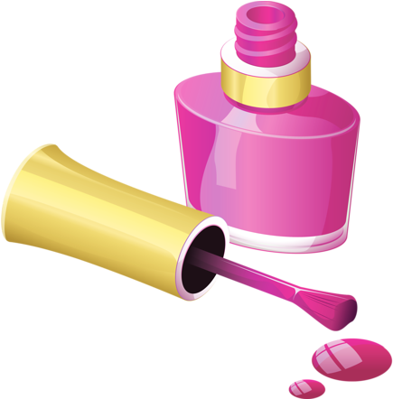 Png Svg Freebies - Nail Polish Clipart Png (500x441), Png Download