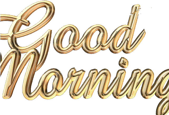 Good Morning Png Transparent Images - Good Morning Words (640x480), Png Download