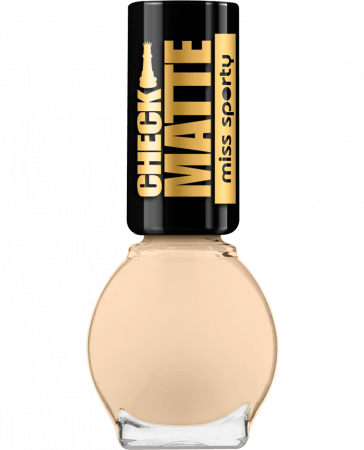 Miss Sporty Check Matte Nail Polish Absolute Mauve, (364x450), Png Download