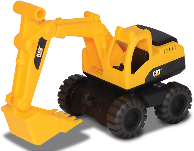 Cat Mini Workers Excavator - Cat Mini Excavator Toy (650x436), Png Download