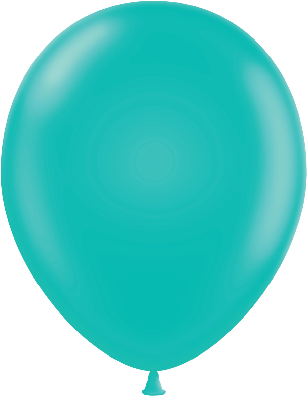 Teal Latex Balloons - Teal Balloon (800x800), Png Download