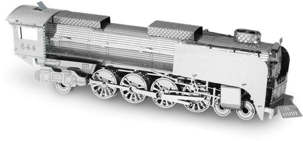 Picture Of Steam Locomotive - Metal Earth 3d Metal Model - Steam Locomotive (620x344), Png Download