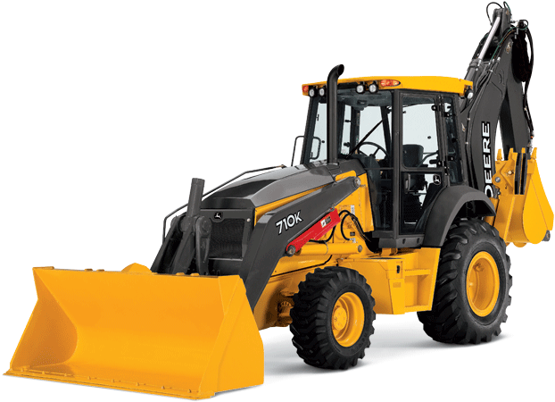 710k Backhoe Loader - John Deere Backhoe (642x462), Png Download