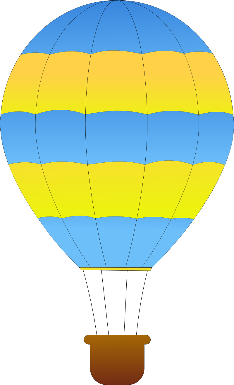Rec - Clipart - Hot Air Balloon Clip Art Png (800x1316), Png Download