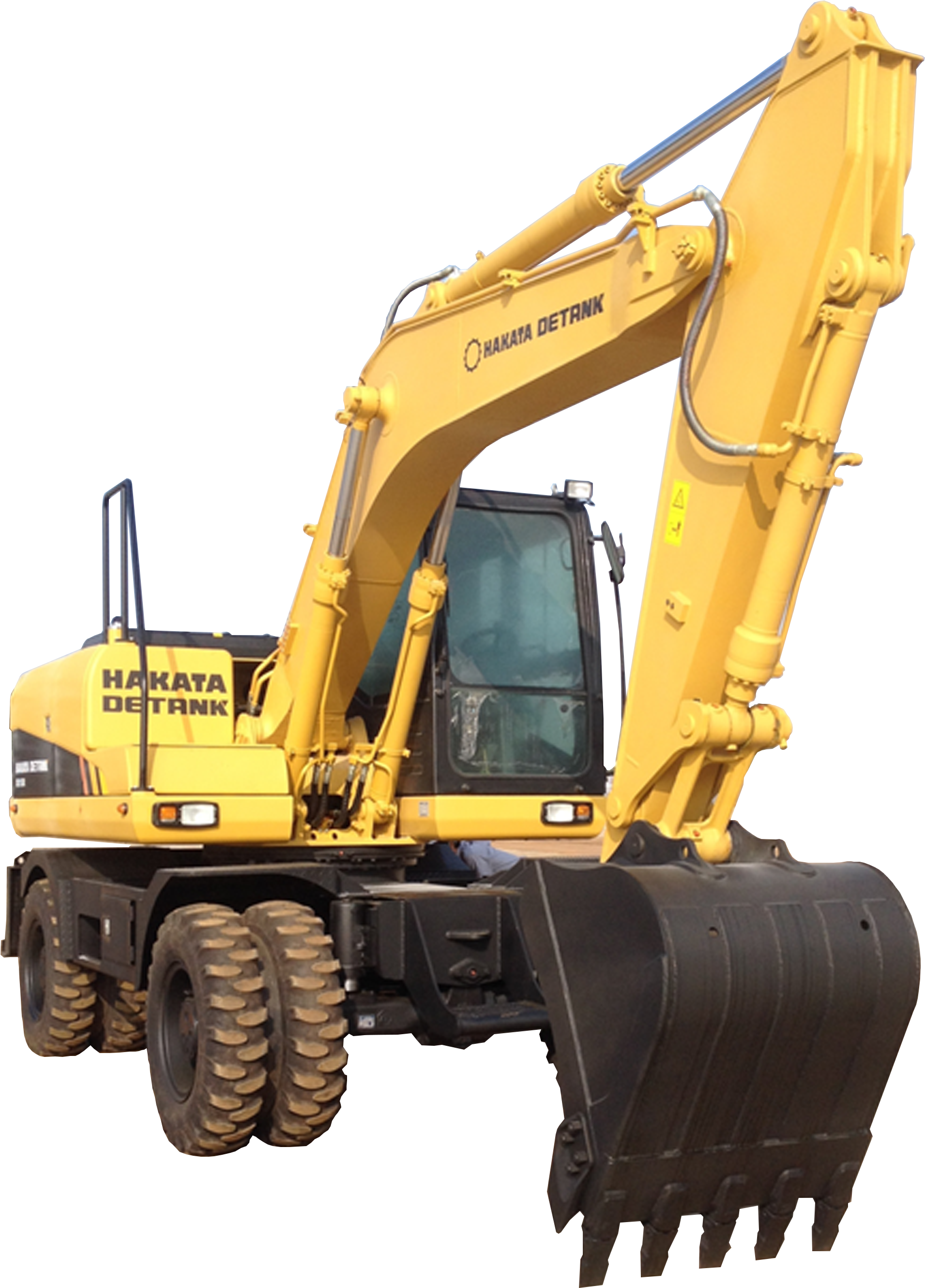 Wheel Type Excavator - Excavator (2550x3300), Png Download