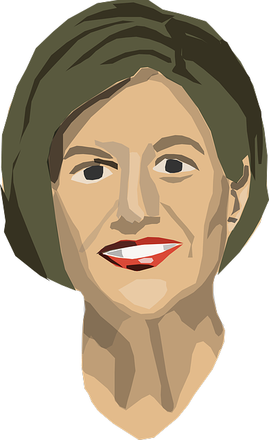 Woman, Face, Portrait, Person, Man, Drawing, Clipart - Draw Andrea Horwath (392x640), Png Download