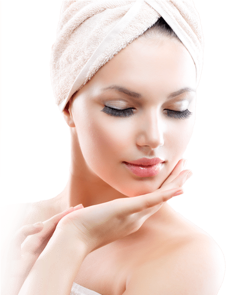 Facial For Normal To Oily Skin - Woman Spa Face Png (480x600), Png Download