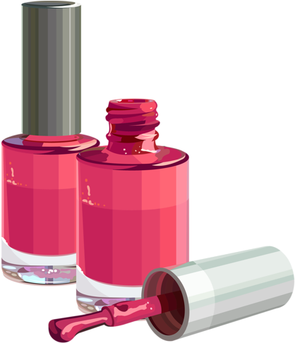 Laka 1 - Nail Polish Clip Art (453x500), Png Download