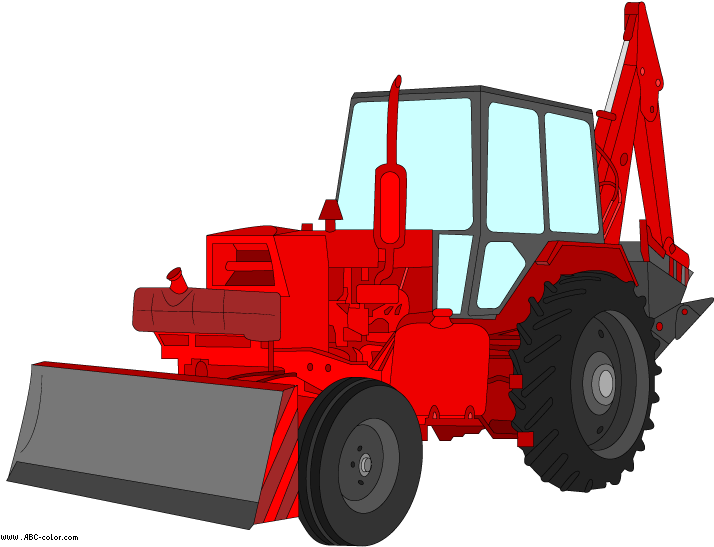 Download Bitmap Picture Excavator - Excavator (822x567), Png Download