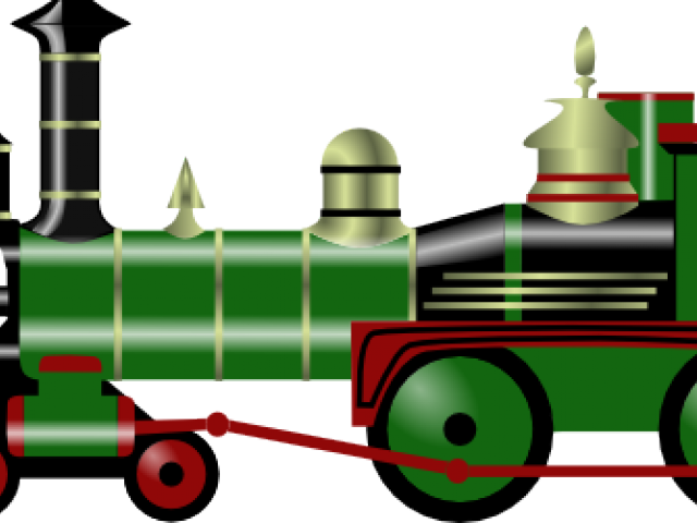 Locomotive Clipart Steam Train - Train Clip Art (640x480), Png Download