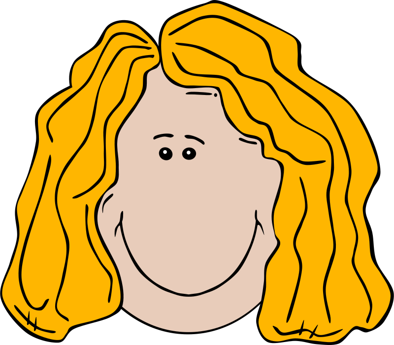 Head Clipart Woman - Girl Sad Face Clipart (600x526), Png Download