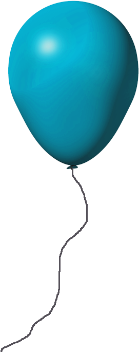 Light Blue Balloon Png (491x752), Png Download