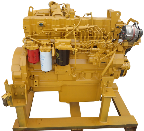 Excavator Major Componets Engines - Diesel Engine (638x479), Png Download