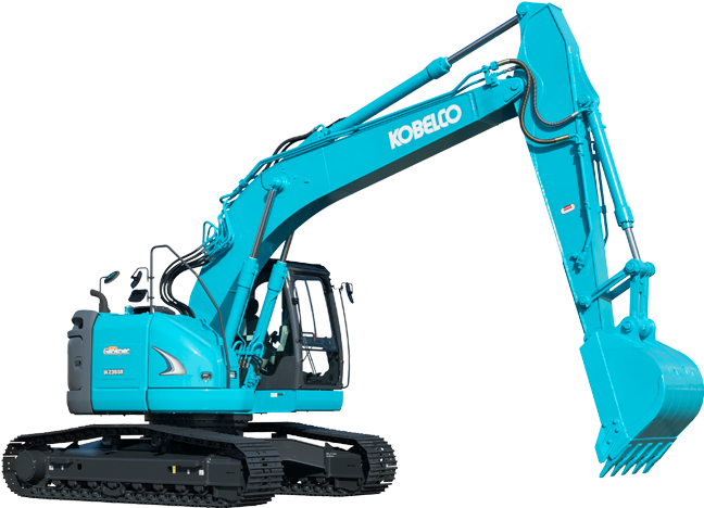 Kobelco-4 - Excavator Kobelco Png (666x570), Png Download