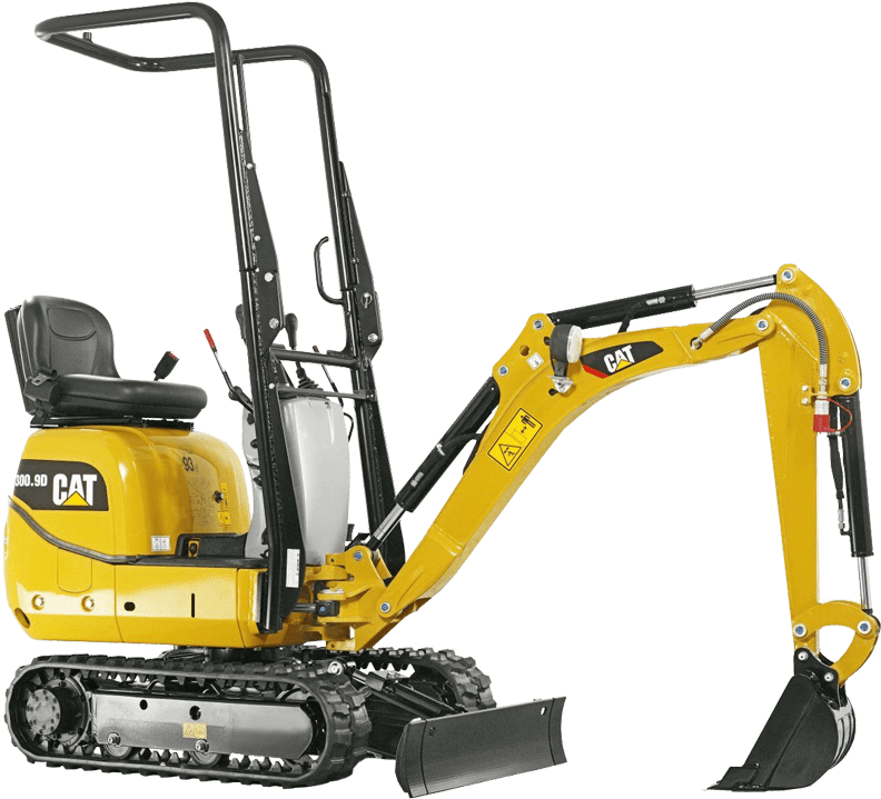 Mini Excavator (900x900), Png Download
