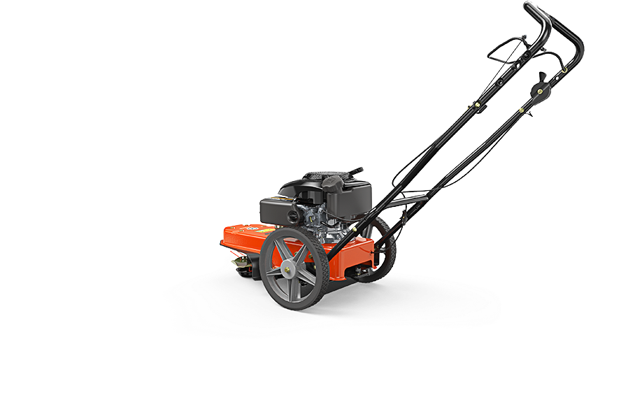 Front 3/4 - Lawn Mower (900x650), Png Download