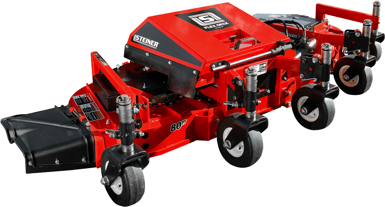 Flex Deck - Lawn Mower (1272x693), Png Download