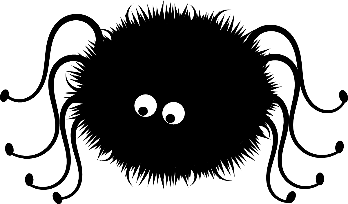 Monumental Cartoon Spiders Pictures Delighted Spider - Cute Halloween Clip Art (1200x702), Png Download