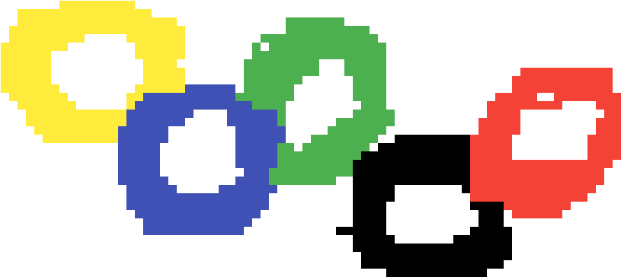 Olympic Rings - Graphic Design (1200x1200), Png Download