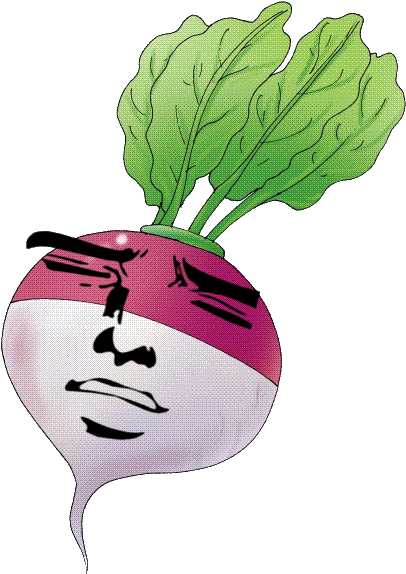Your Average Turnip, Whom Appears To Seem Very Pleased - Clip Art (600x600), Png Download