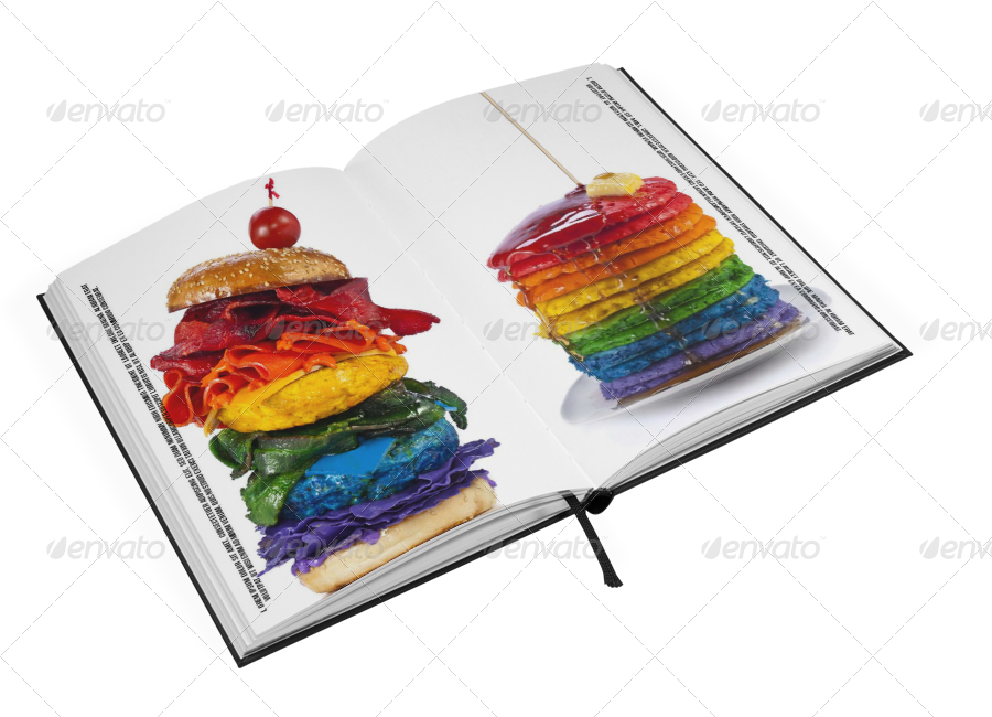 Preview/16 Preview16 - Rainbow Food (900x650), Png Download