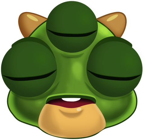 Blocker Frobble 2 Close Eyes - Bubble Witch 2 Saga (600x566), Png Download