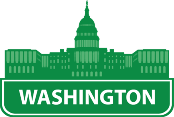 Washington Dc - Washington Dc Clip Art (600x405), Png Download