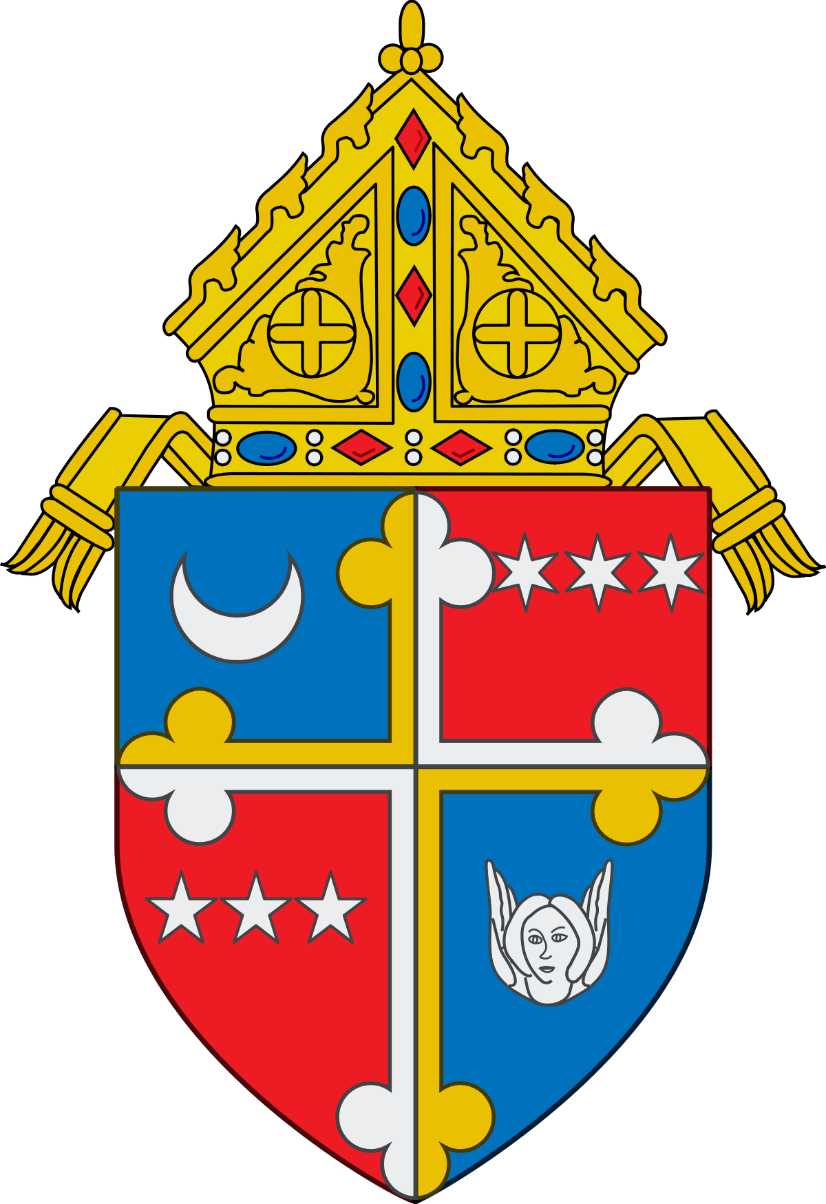 Archdiocese Of Washington Logo (1200x1749), Png Download