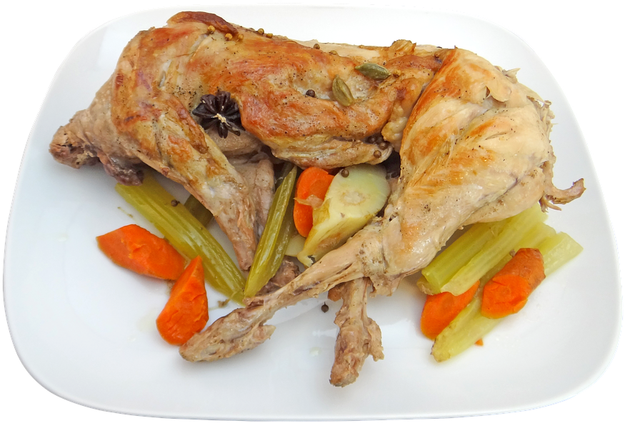 Rabbit, Whole, Cooked, Dinner, Food, Meal, Cooking, - Kasuzuke (925x720), Png Download