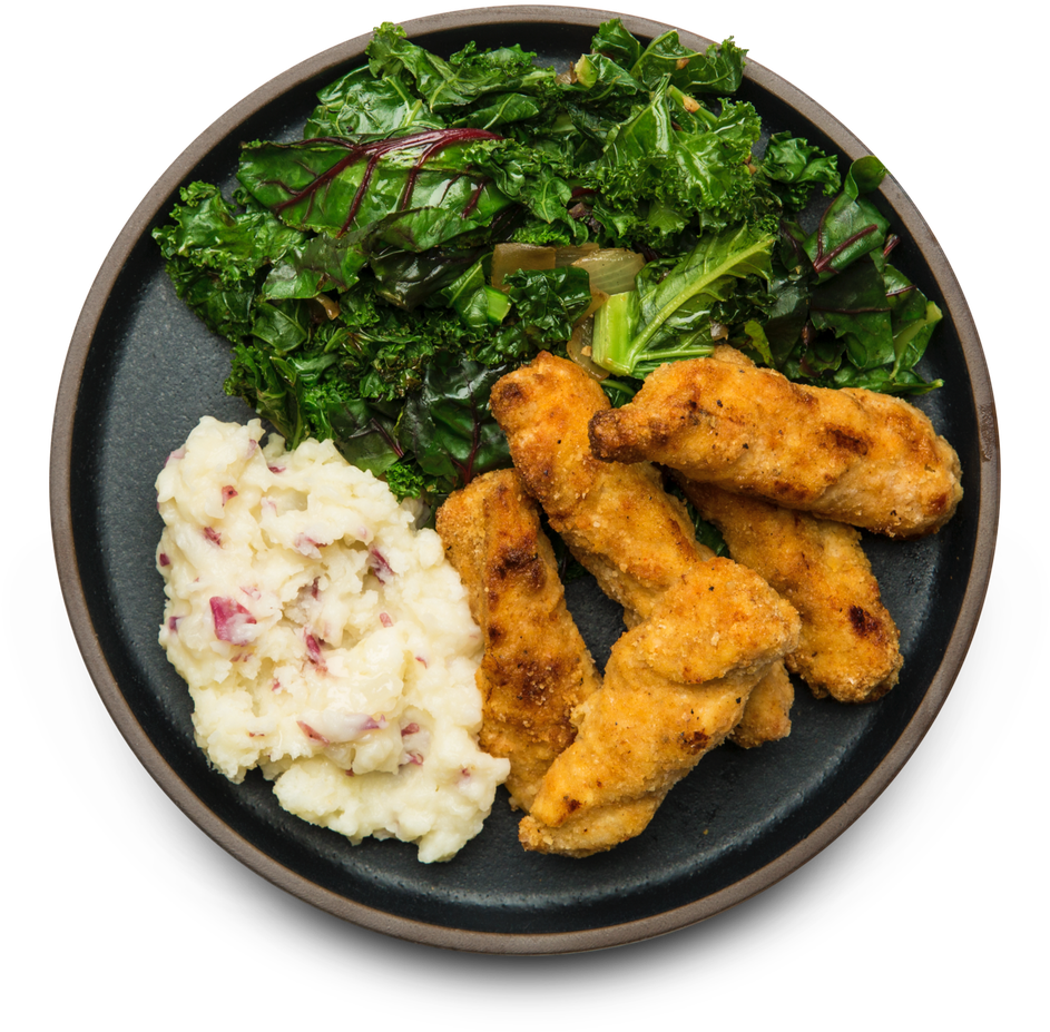 Chicken Tenders With Turnip Mash - Whole30 (1242x1242), Png Download