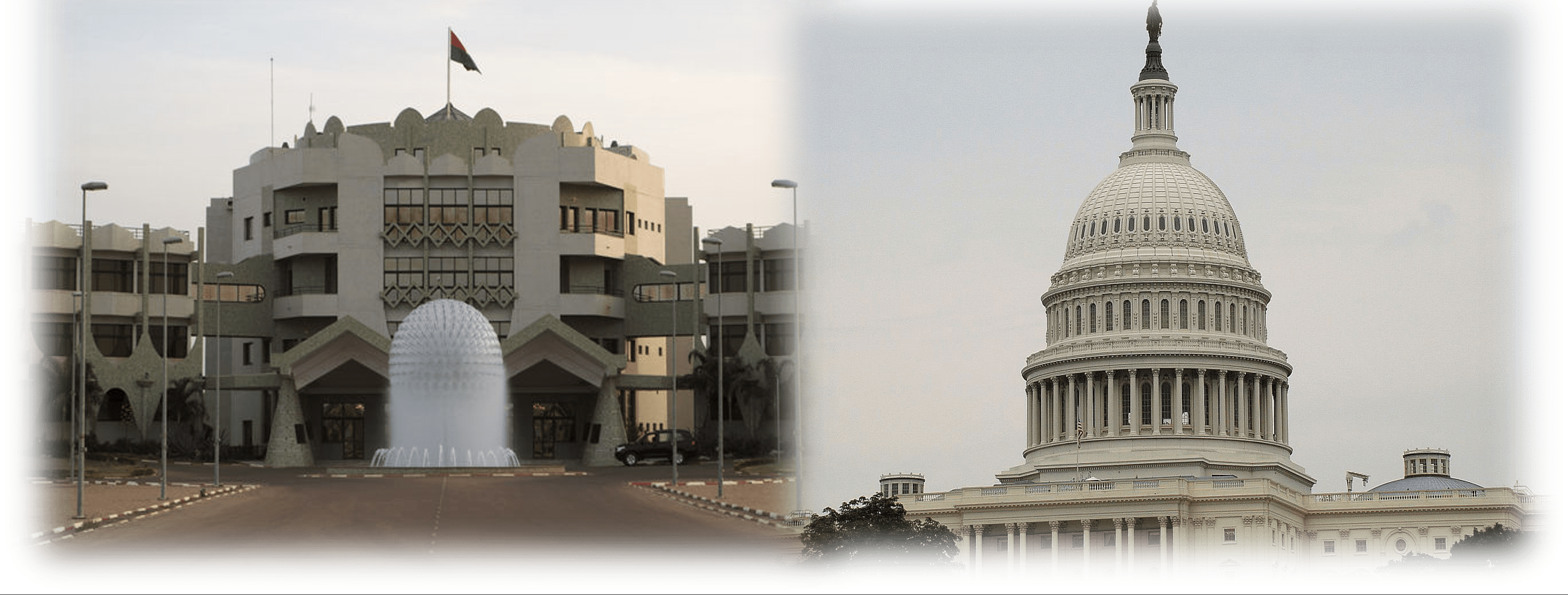 Forging Connections In The Usa For The Economic Development - U.s. Capitol (3347x1271), Png Download