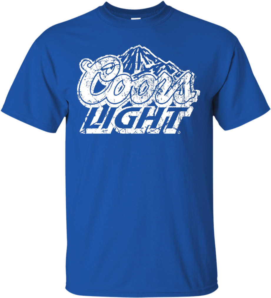 Coors Light Beer Brand Logo Label T-shirt - Tshirts Motorcycle (1024x1024), Png Download