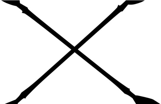 Choosing A Kayak Paddle - Kayak Paddle Black And White (680x350), Png Download