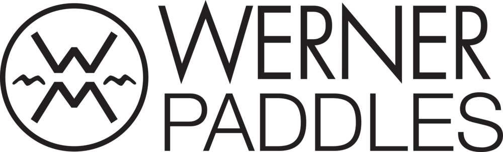 Family Logo Werner Paddles Side Stacked Black - Werner Paddles Logo Png (1000x302), Png Download