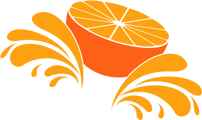 Orange Juice Logo Vector - Logo (999x999), Png Download