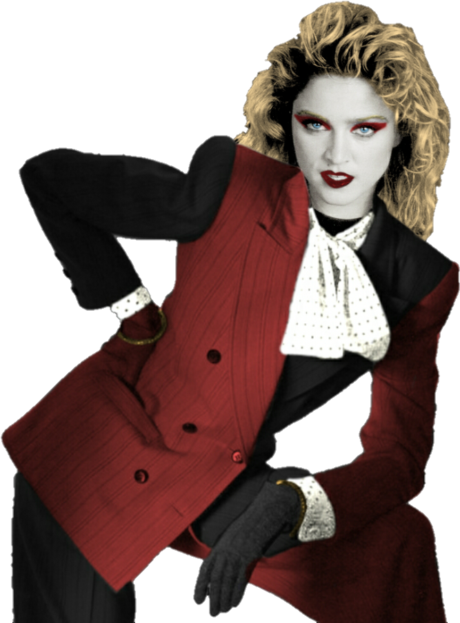 Madonna 80s Fashion - Halloween Costume (691x906), Png Download