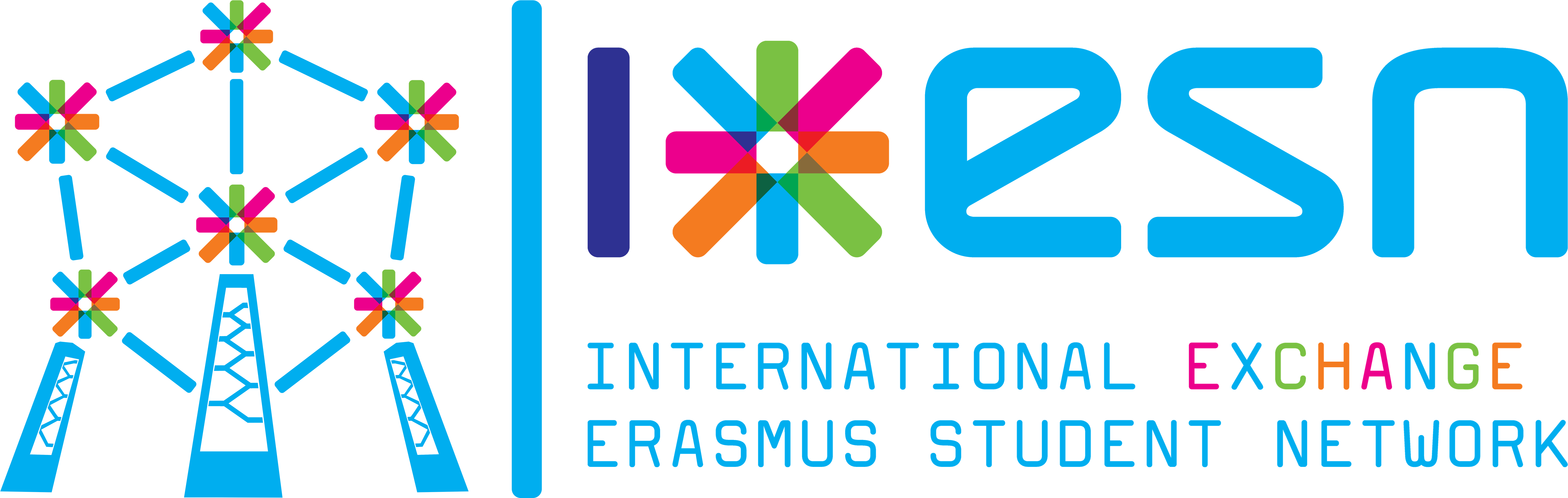 Esn Brussels United - Erasmus Student Network (6153x1906), Png Download